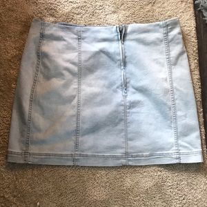 Plus Size Denim Skirt Size 18 Zipper Denim Skirt!! Spring Summer Skirt!!☺️☺️🌟🌸
